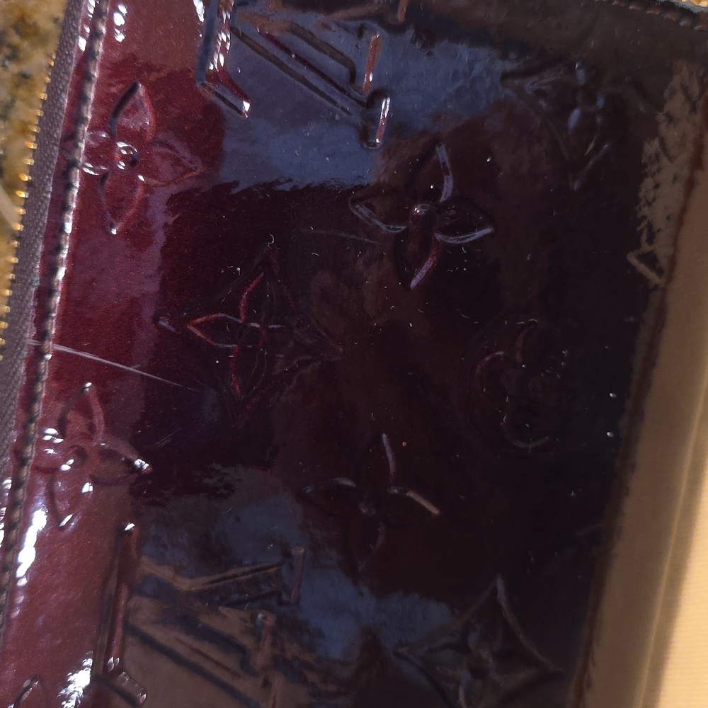 Louis Vuitton Dark Purple Vernis Zippy Wallet - Picture 4 of 17
